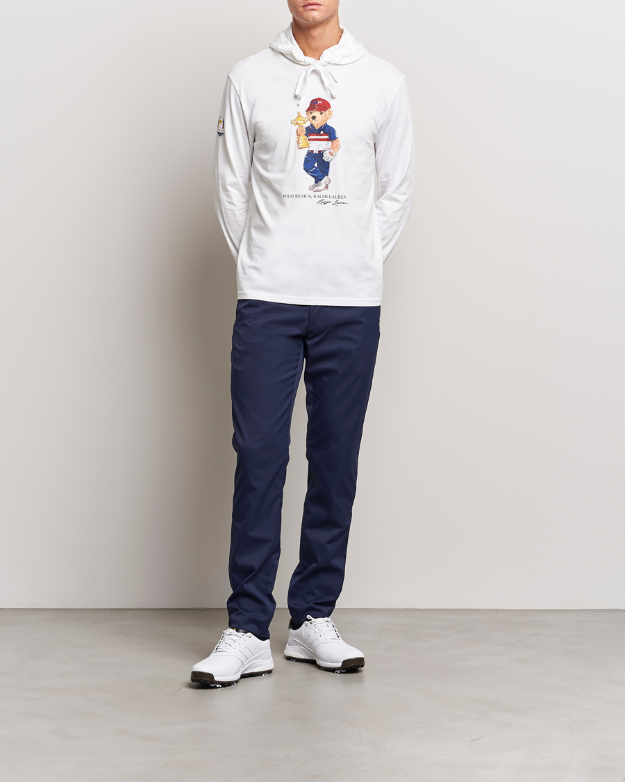 Men | Sweaters & Knitwear | RLX Ralph Lauren | Ryder Cup Bear Hoodie Pure White