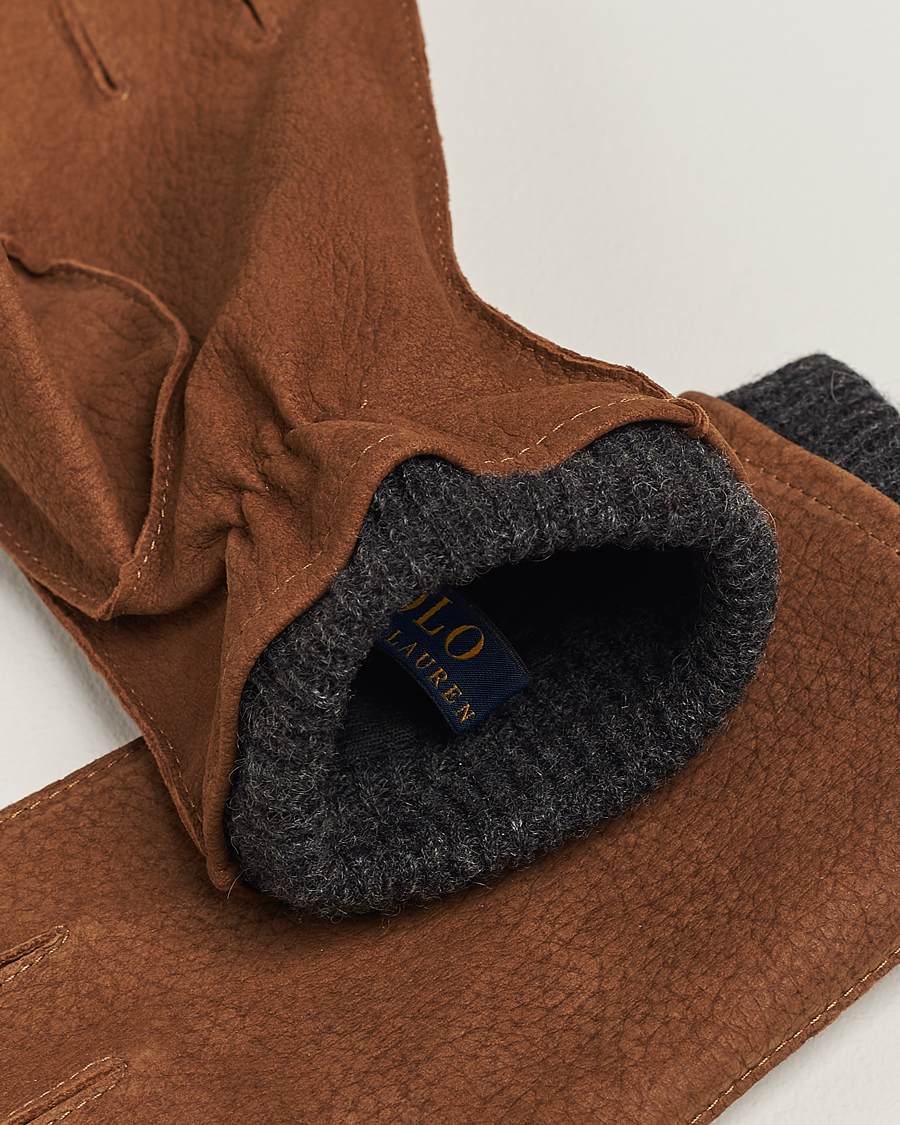 Men | Polo Ralph Lauren | Polo Ralph Lauren | Leather Gloves Tan