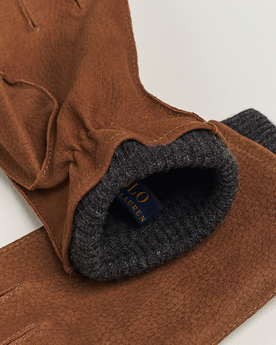 Men | Polo Ralph Lauren Leather Gloves Tan | Polo Ralph Lauren | Leather Gloves Tan