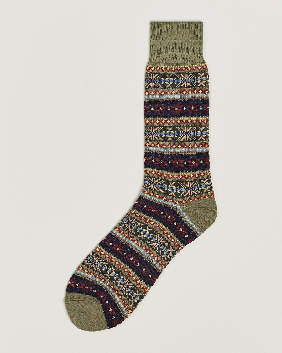 Men | Underwear & Socks | Polo Ralph Lauren | Wool Fairisle Socks Loden