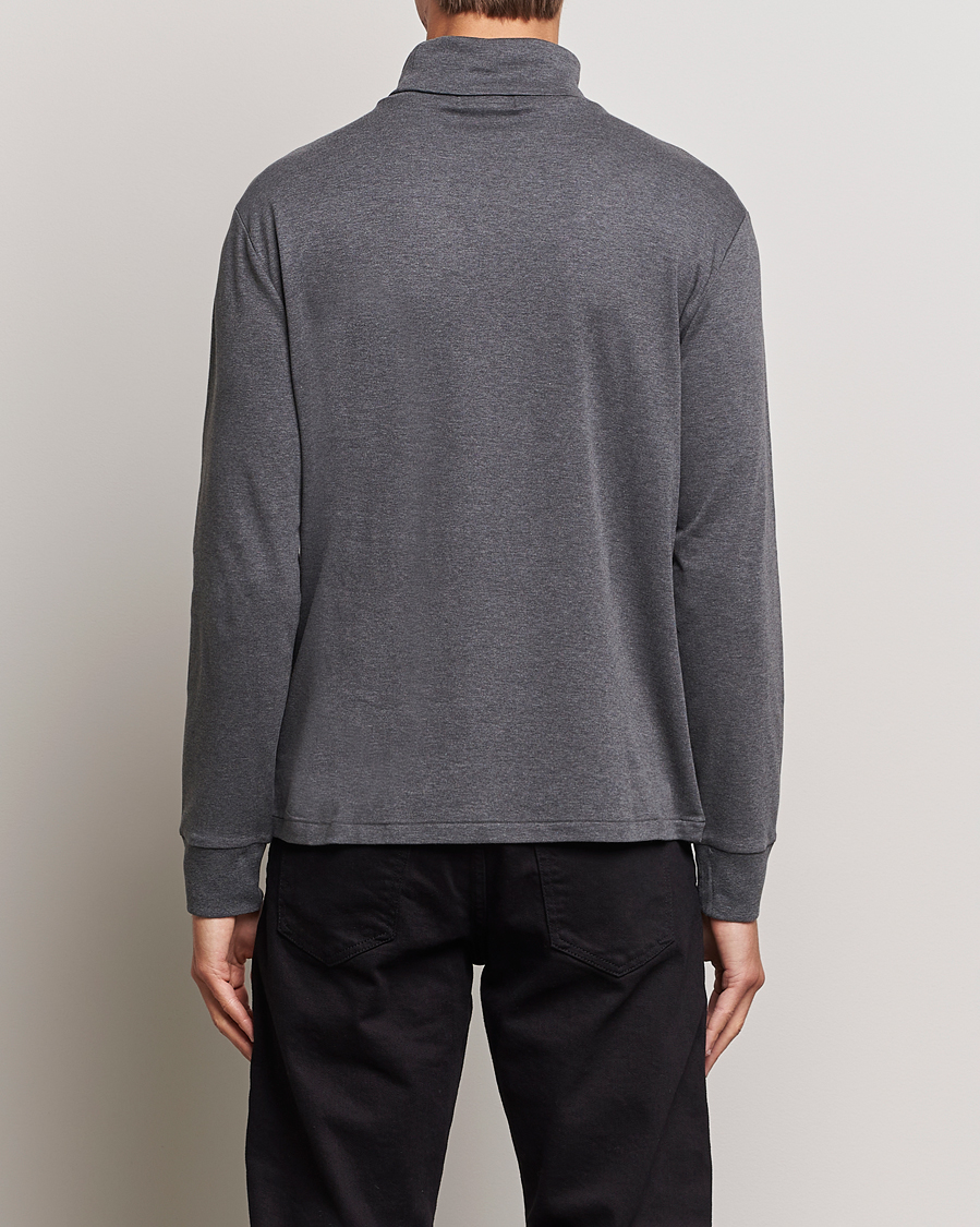 Men | Sweaters & Knitwear | Polo Ralph Lauren | Luxury Pima Cotton Rollneck Barclay Heather