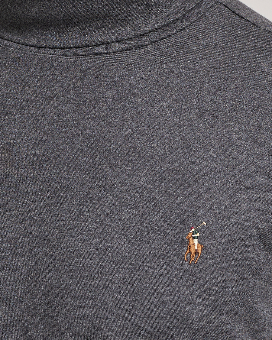 Men | Sweaters & Knitwear | Polo Ralph Lauren | Luxury Pima Cotton Rollneck Barclay Heather