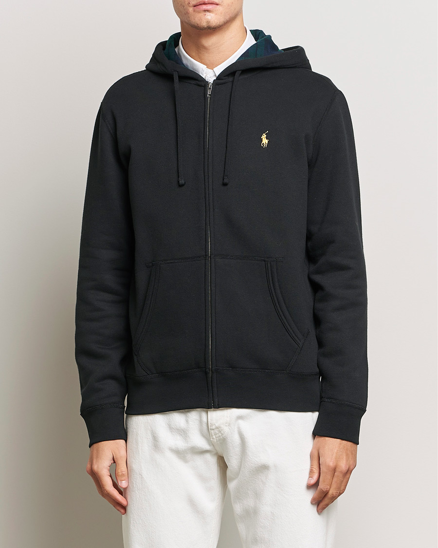 Men | Hooded Sweatshirts | Polo Ralph Lauren | Full Zip Hoodie Black
