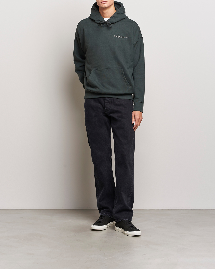 Men | Sweaters & Knitwear | Polo Ralph Lauren | Logo Hoodie Faded Black