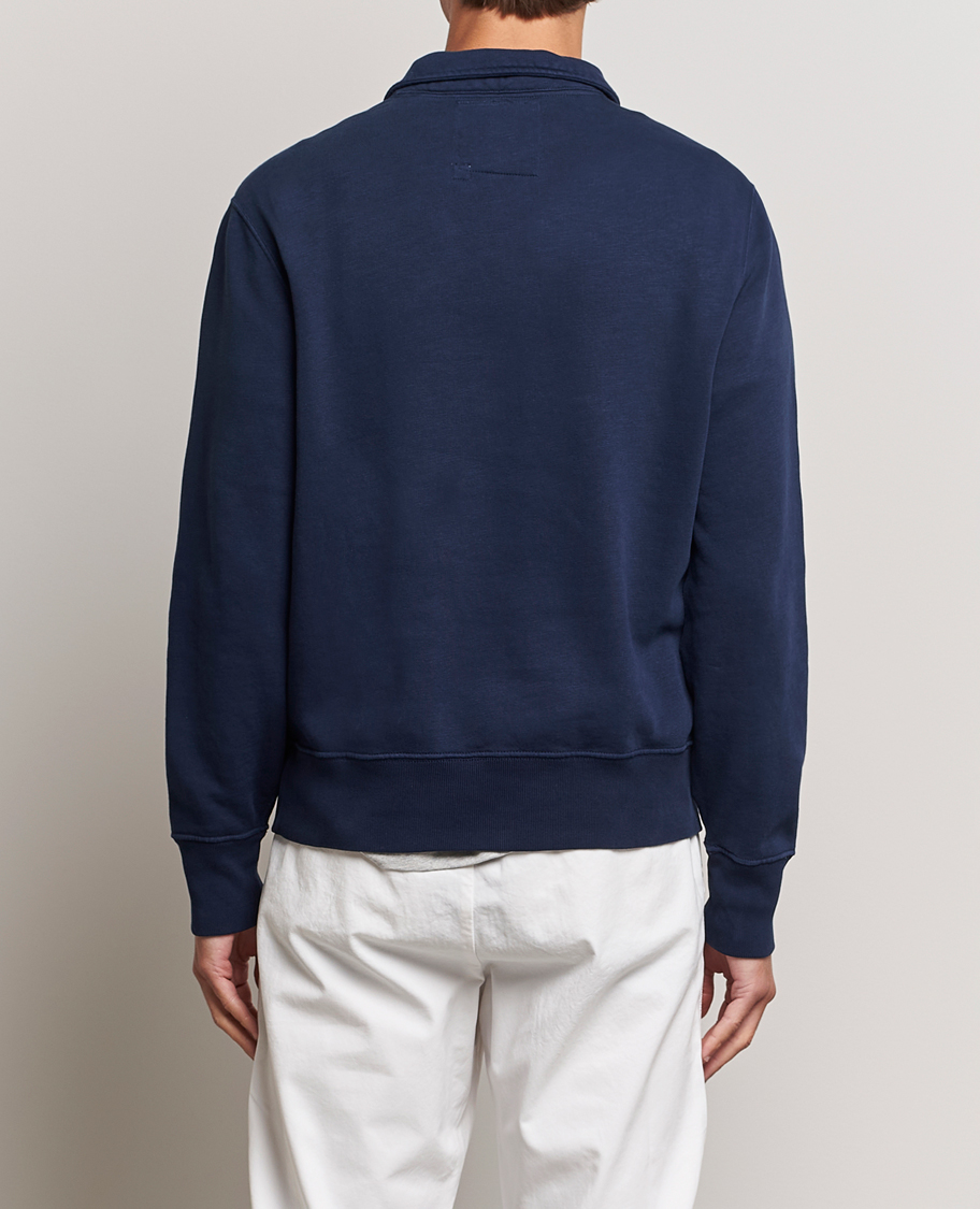 Men | Sweaters & Knitwear | Polo Ralph Lauren | Logo Cotton Half Zip Cruise Navy