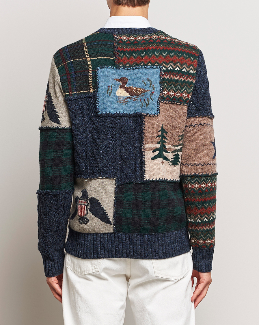 Men | Sweaters & Knitwear | Polo Ralph Lauren | Wool Patchwork Knitted Sweater Multi