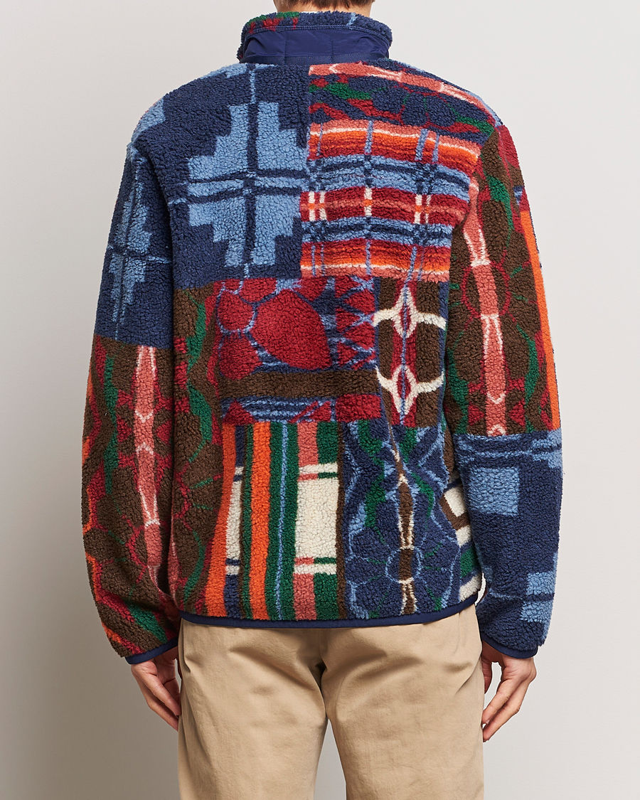 Men | Sweaters & Knitwear | Polo Ralph Lauren | Pinelodge Pile Patchwork Full Zip Multi