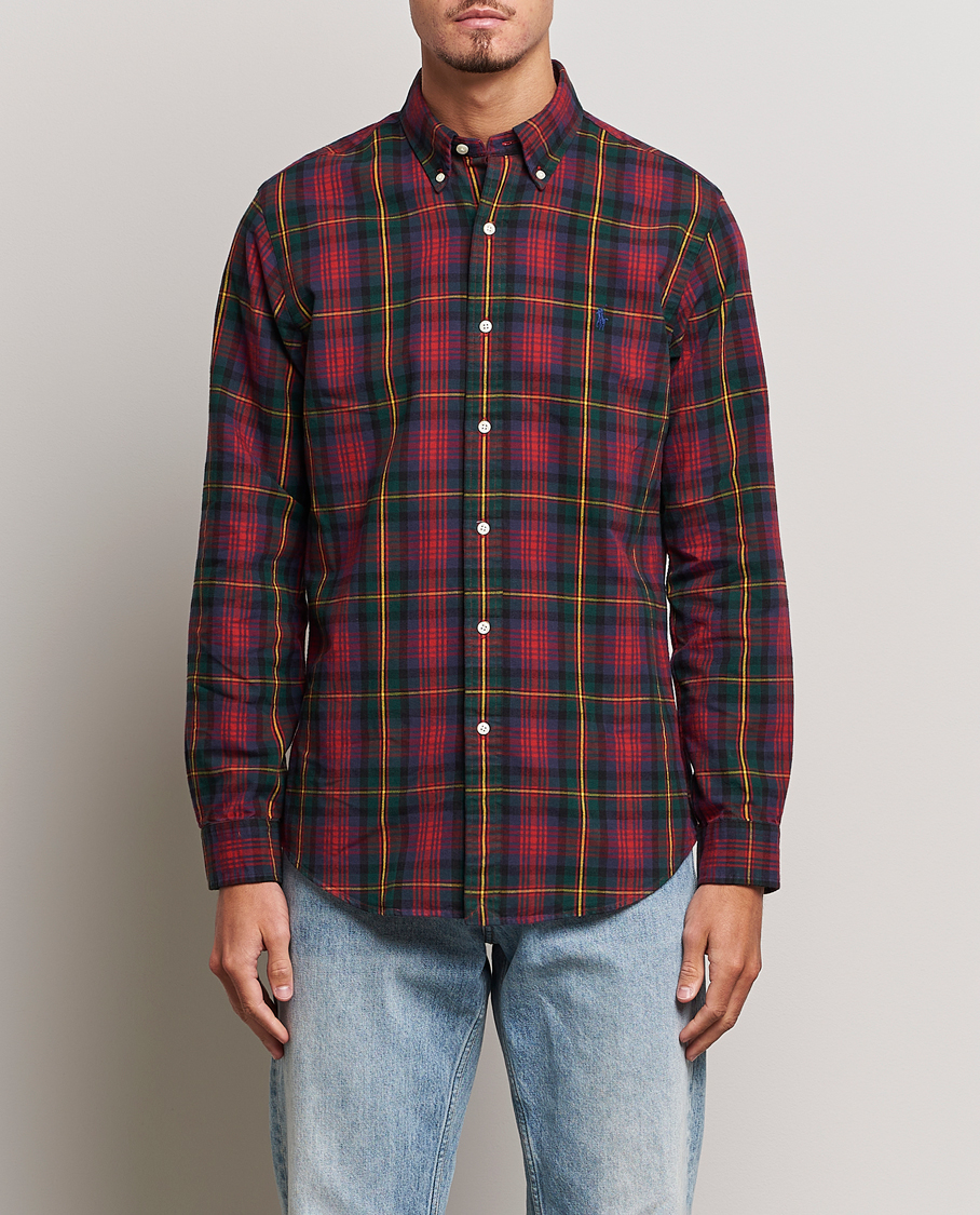 Polo Ralph Lauren Custom Fit Checked Shirt Red/Green at CareOfCarl.com Polo Ralph Lauren Custom Fit Checked Shirt Red/Green at CareOfCarl.com