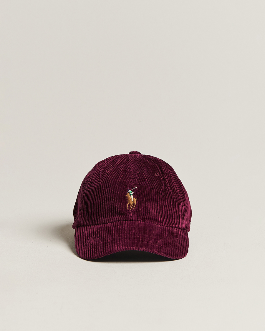 Men | Polo Ralph Lauren Corduroy Cap Ruby | Polo Ralph Lauren | Corduroy Cap Ruby