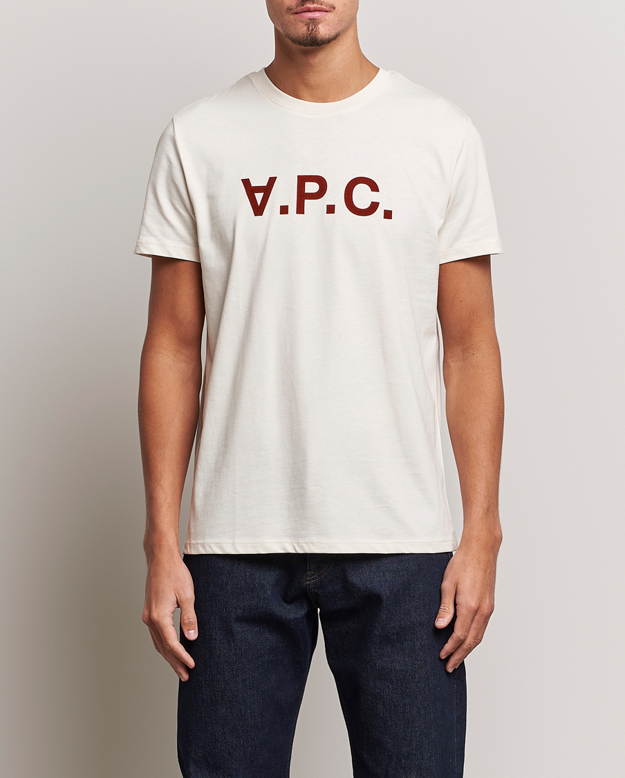 Men | Short Sleeve T-shirts | A.P.C. | VPC T-Shirt Off White