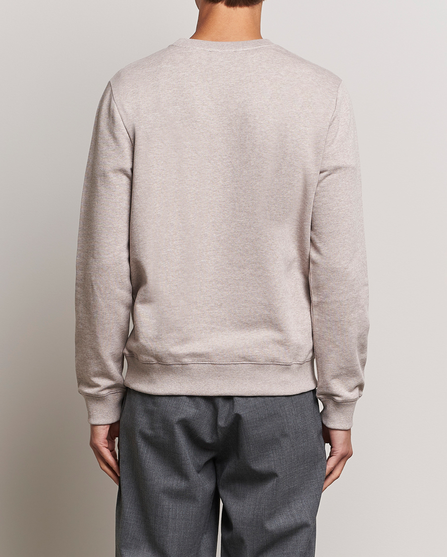 Men | Sweaters & Knitwear | A.P.C. | Item Crew Neck Sweatshirt Beige Chine