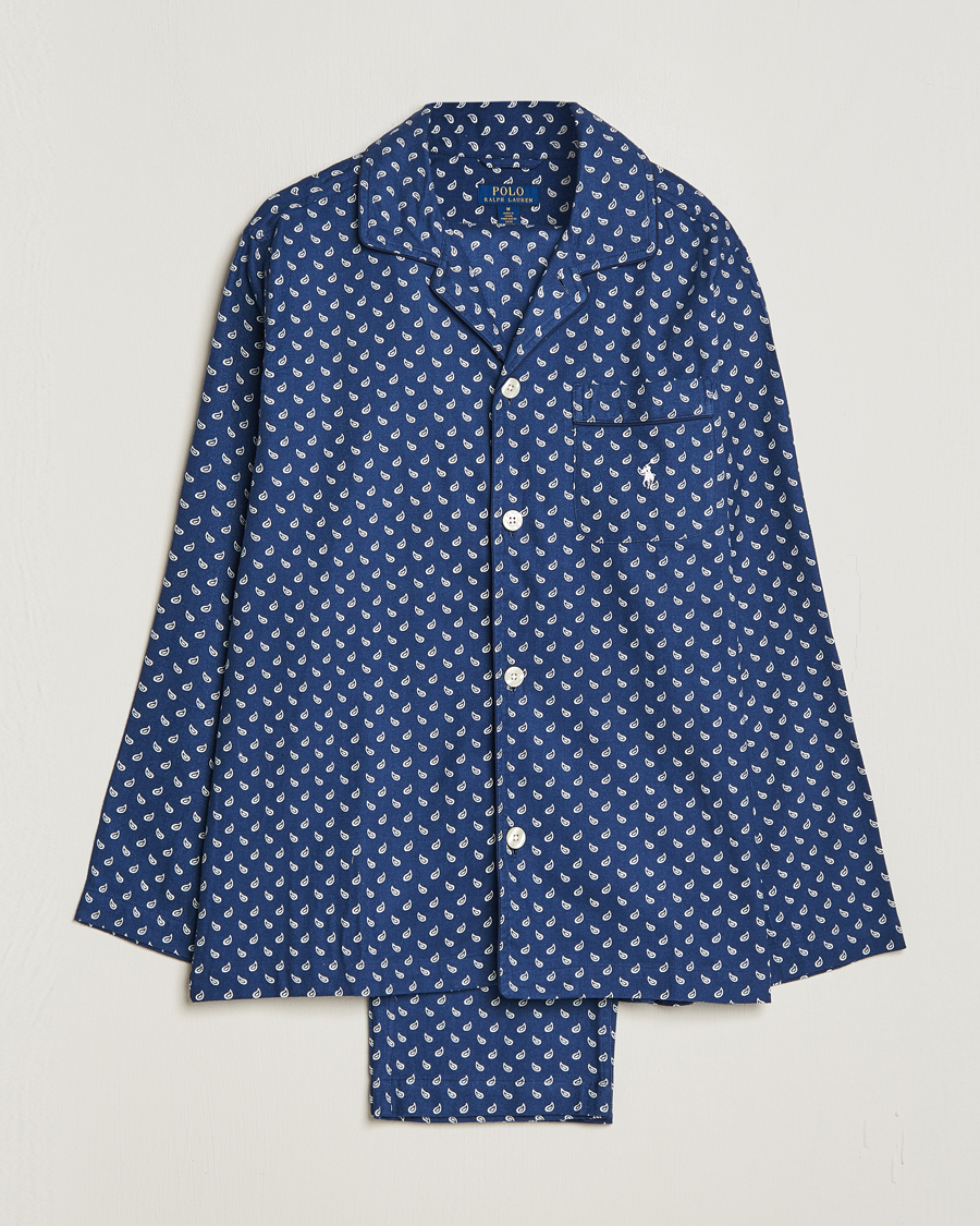 Men |  | Polo Ralph Lauren | Flannel Paisley Pyjama Set Navy