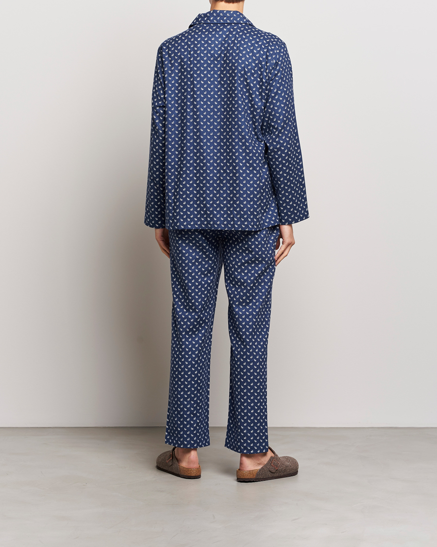 Men | Pyjamas | Polo Ralph Lauren | Flannel Paisley Pyjama Set Navy