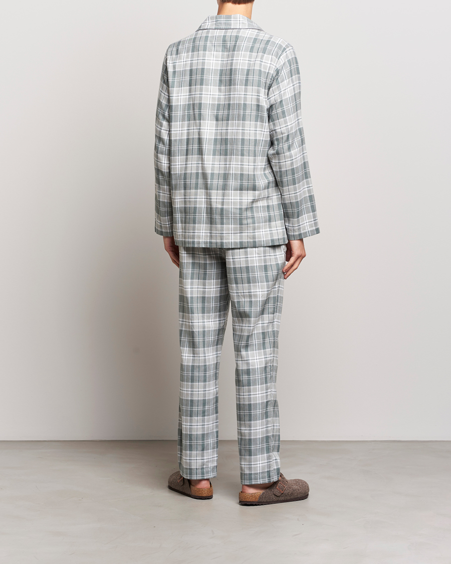 Men | Pyjamas | Polo Ralph Lauren | Flannel Checked Pyjama Set Grey