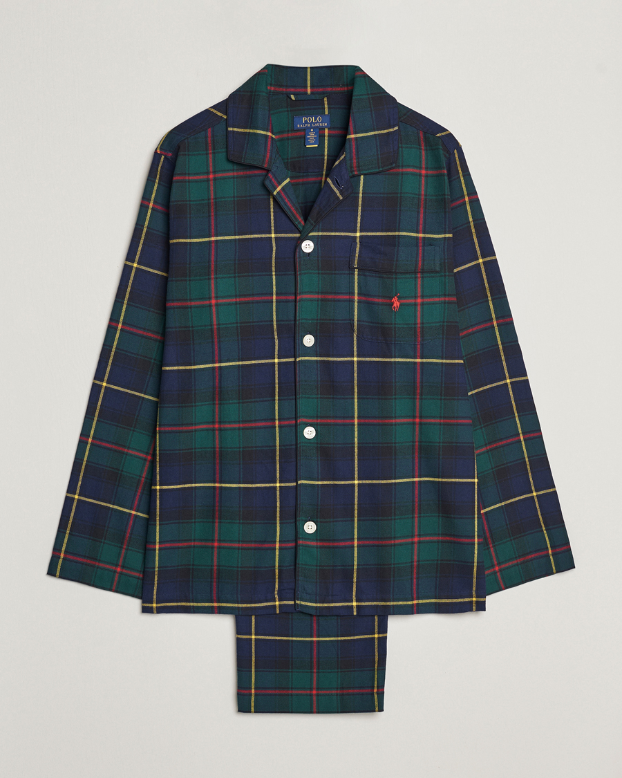 Men | Pyjamas & Robes | Polo Ralph Lauren | Flannel Checked Pyjama Set Tartan