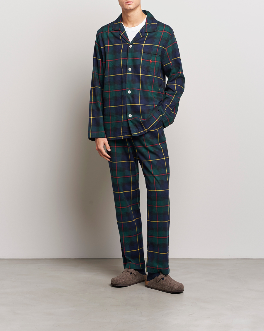 Men | Pyjamas & Robes | Polo Ralph Lauren | Flannel Checked Pyjama Set Tartan