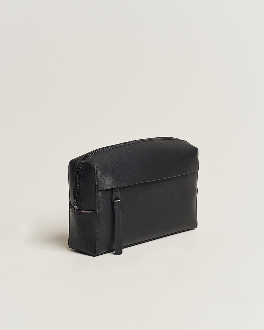 Men | Bags | Paul Smith | Leather Washbag Black