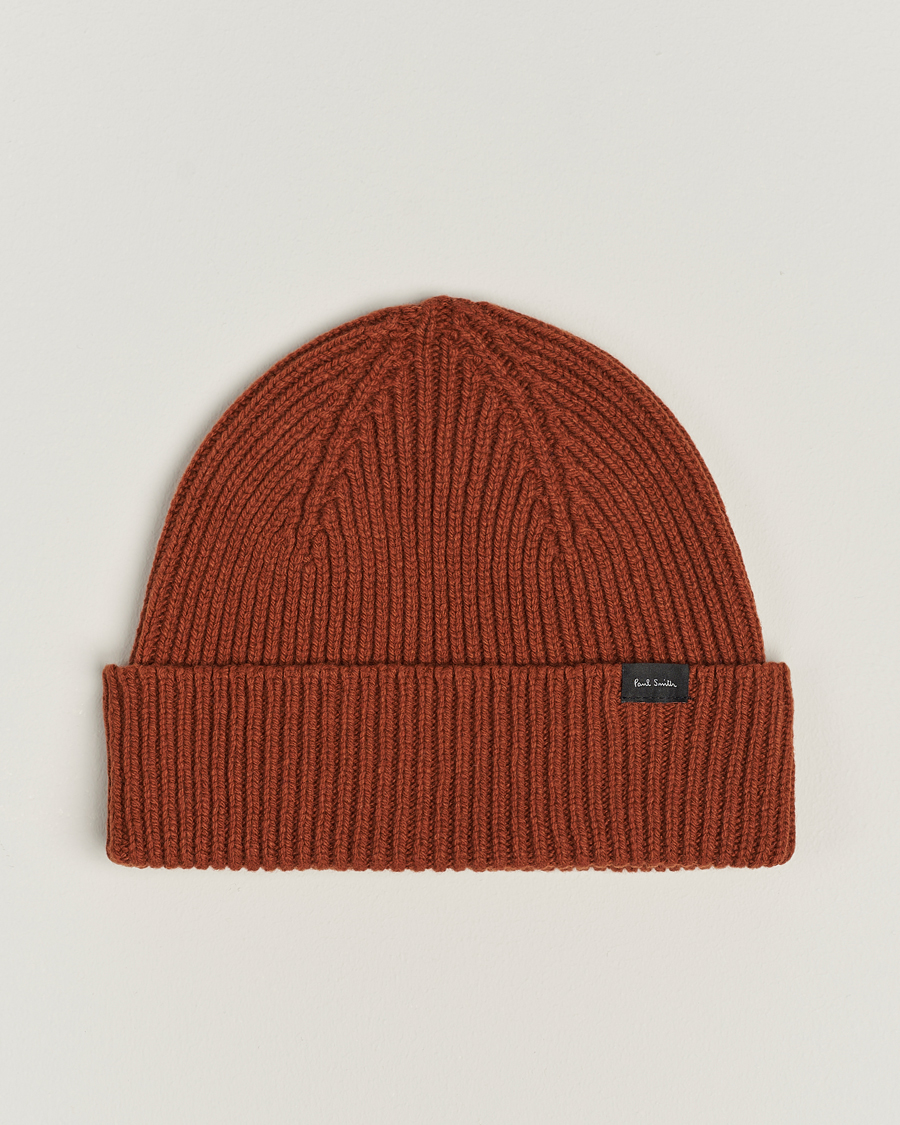 Men | Paul Smith Cashmere Beanie Orange | Paul Smith | Cashmere Beanie Orange