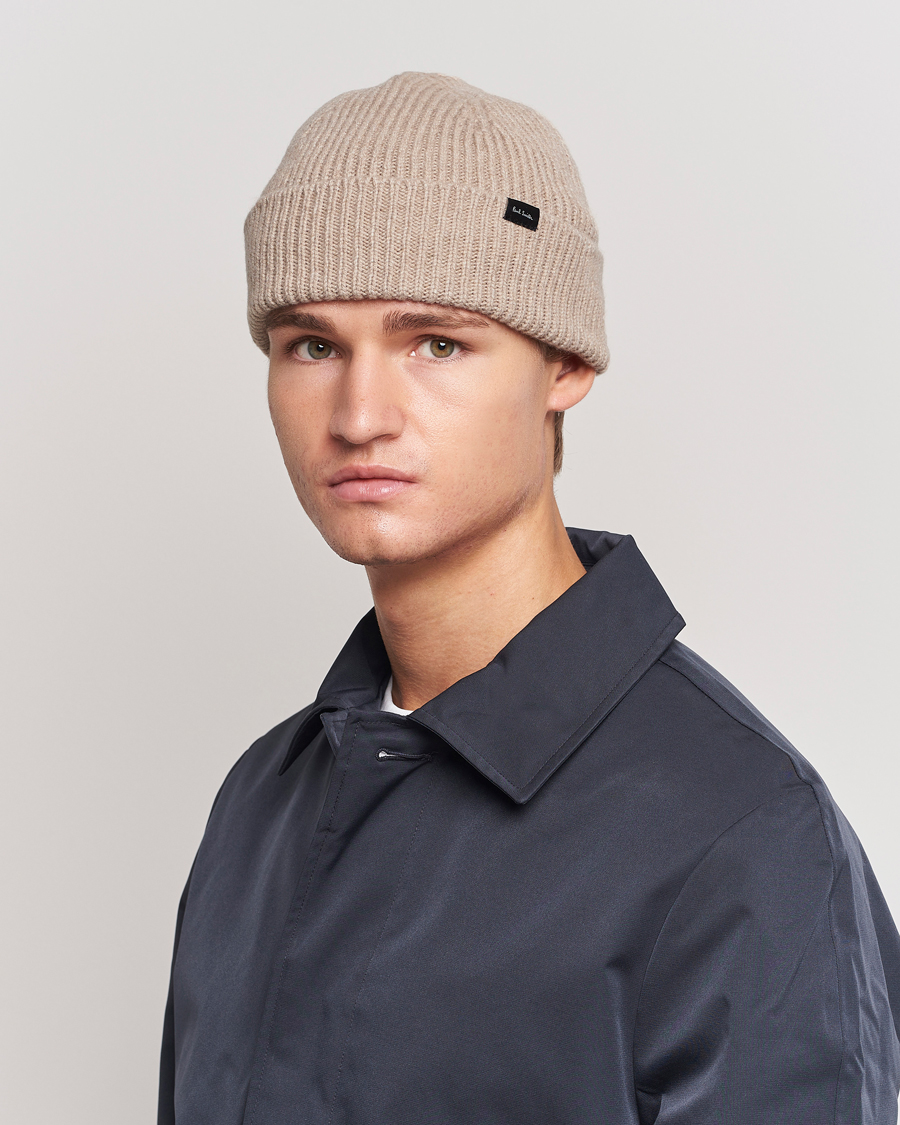 Men | Paul Smith Cashmere Beanie Beige | Paul Smith | Cashmere Beanie Beige