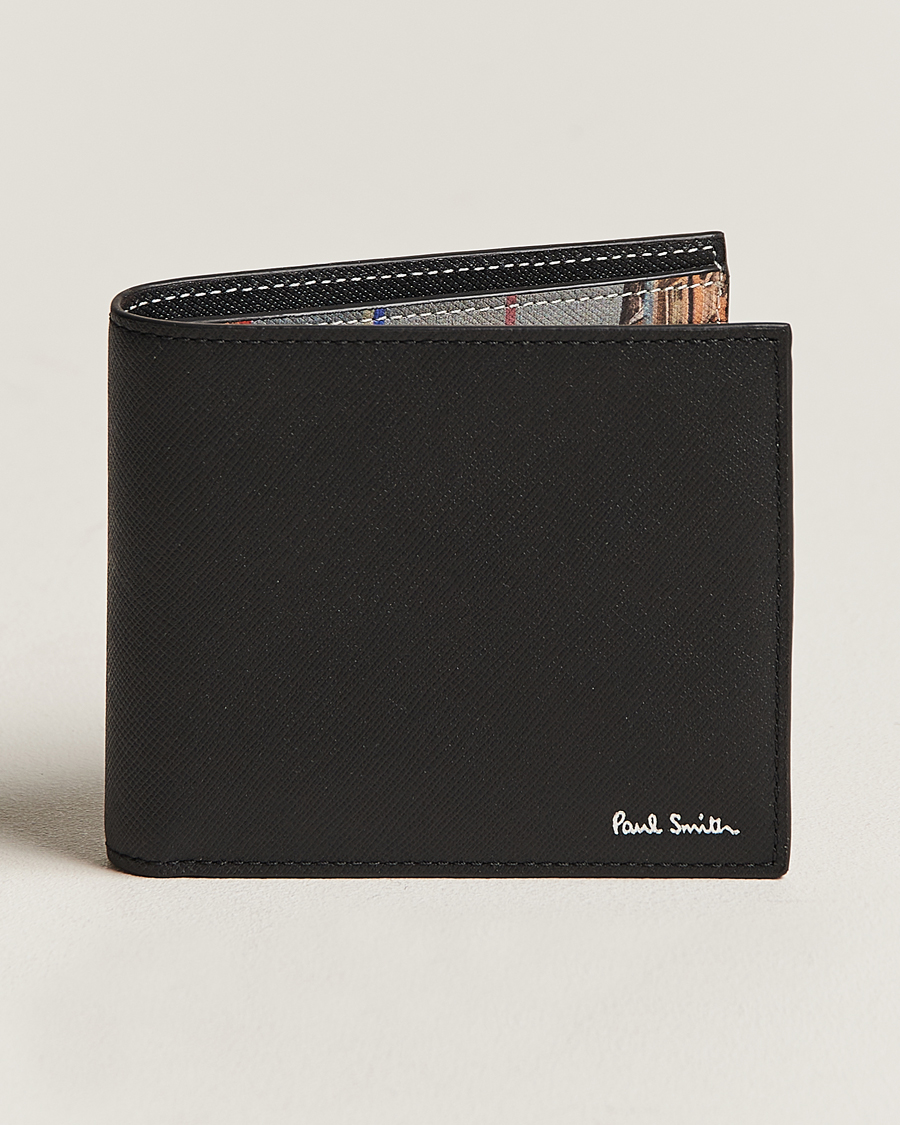 Men | Paul Smith Leather Mini Billfold Black | Paul Smith | Leather Mini Billfold Black