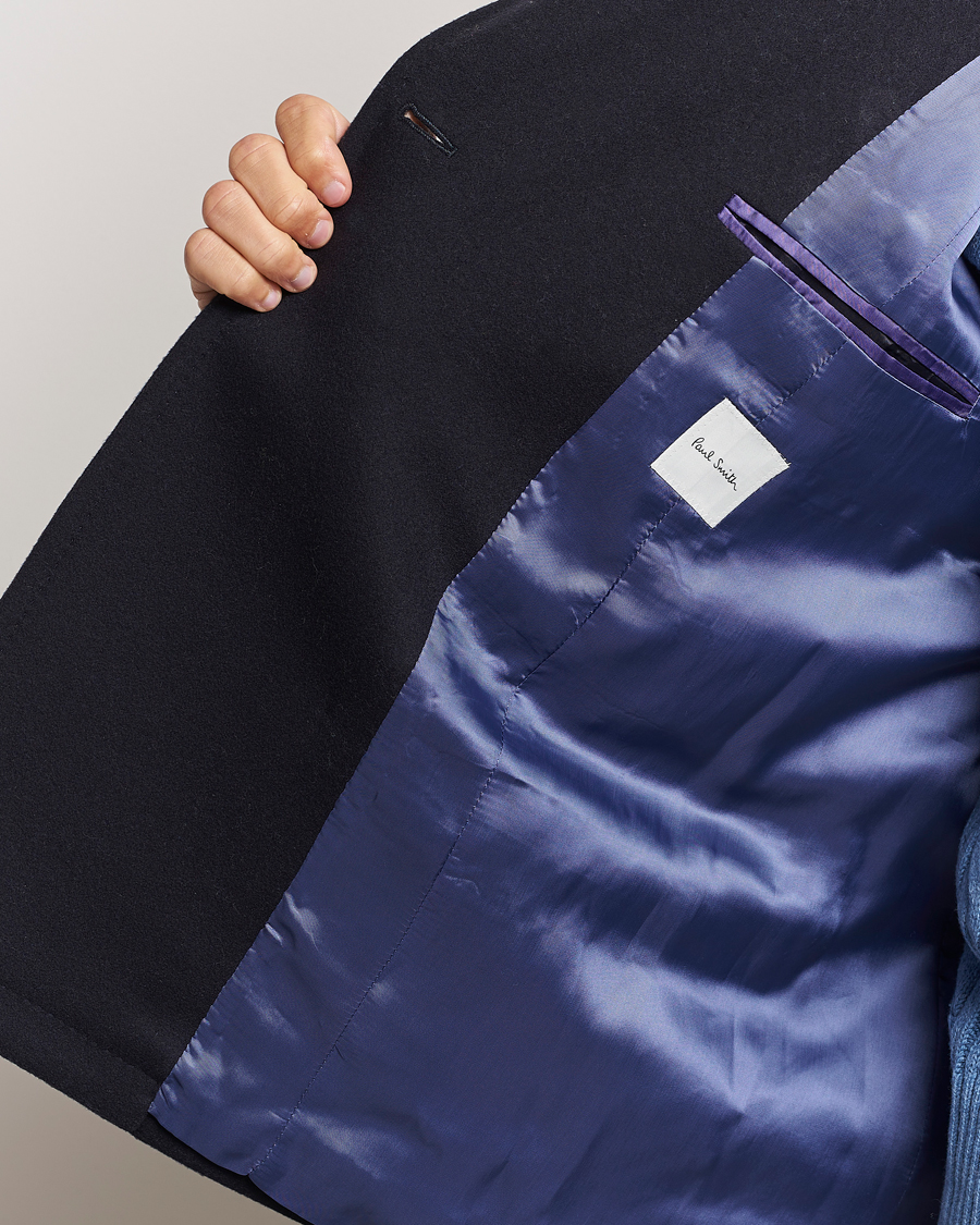 Men | Coats & Jackets | Paul Smith | Wool/Cashmere Peacoat Navy