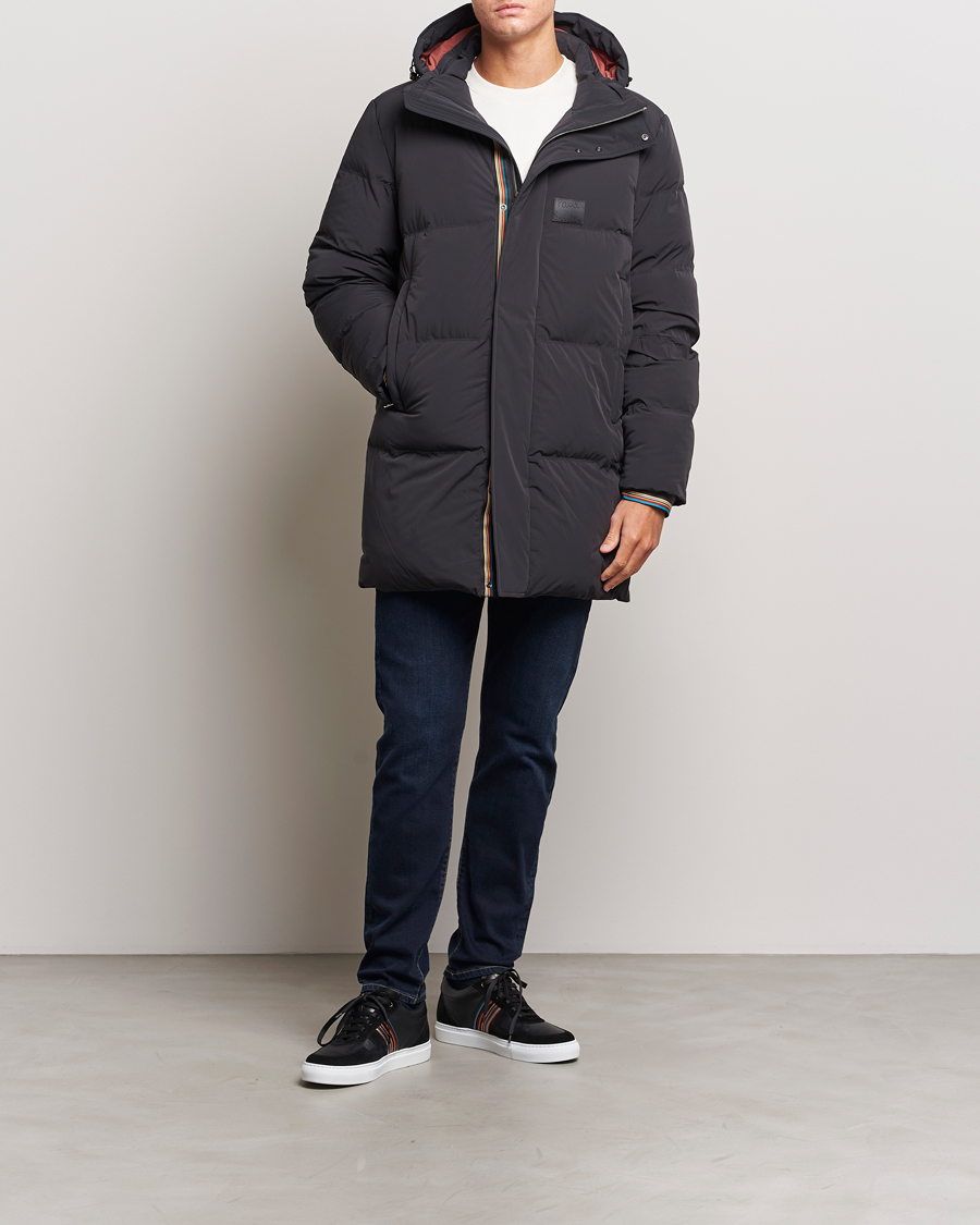 Men | Coats & Jackets | Paul Smith | Hooded Down Coat Black