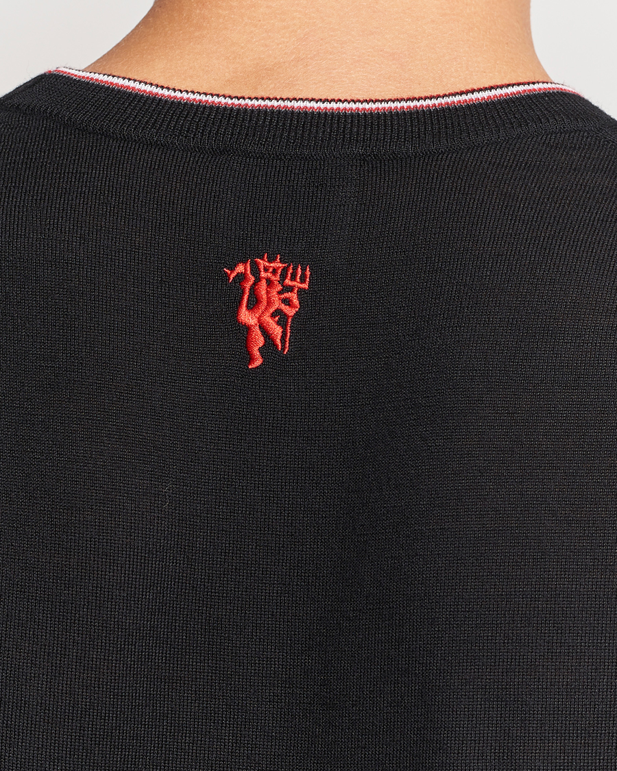 Men | Sweaters & Knitwear | Paul Smith | Merino Wool Knitted Crew Neck Sweater Black