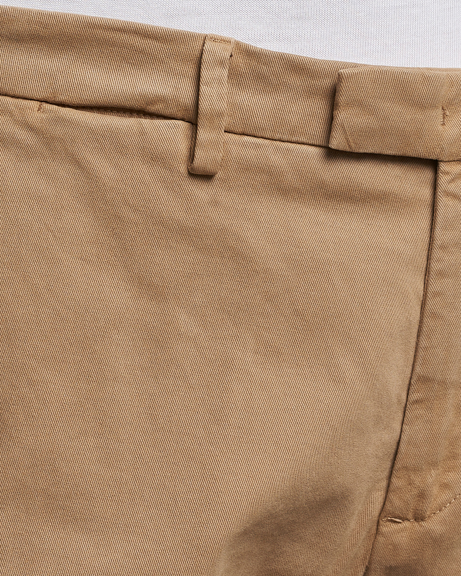 Men | Trousers | Briglia 1949 | Slim Fit Cotton Stretch Chino Beige