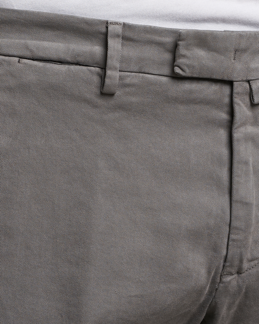 Men | Trousers | Briglia 1949 | Slim Fit Cotton Stretch Chino Grey