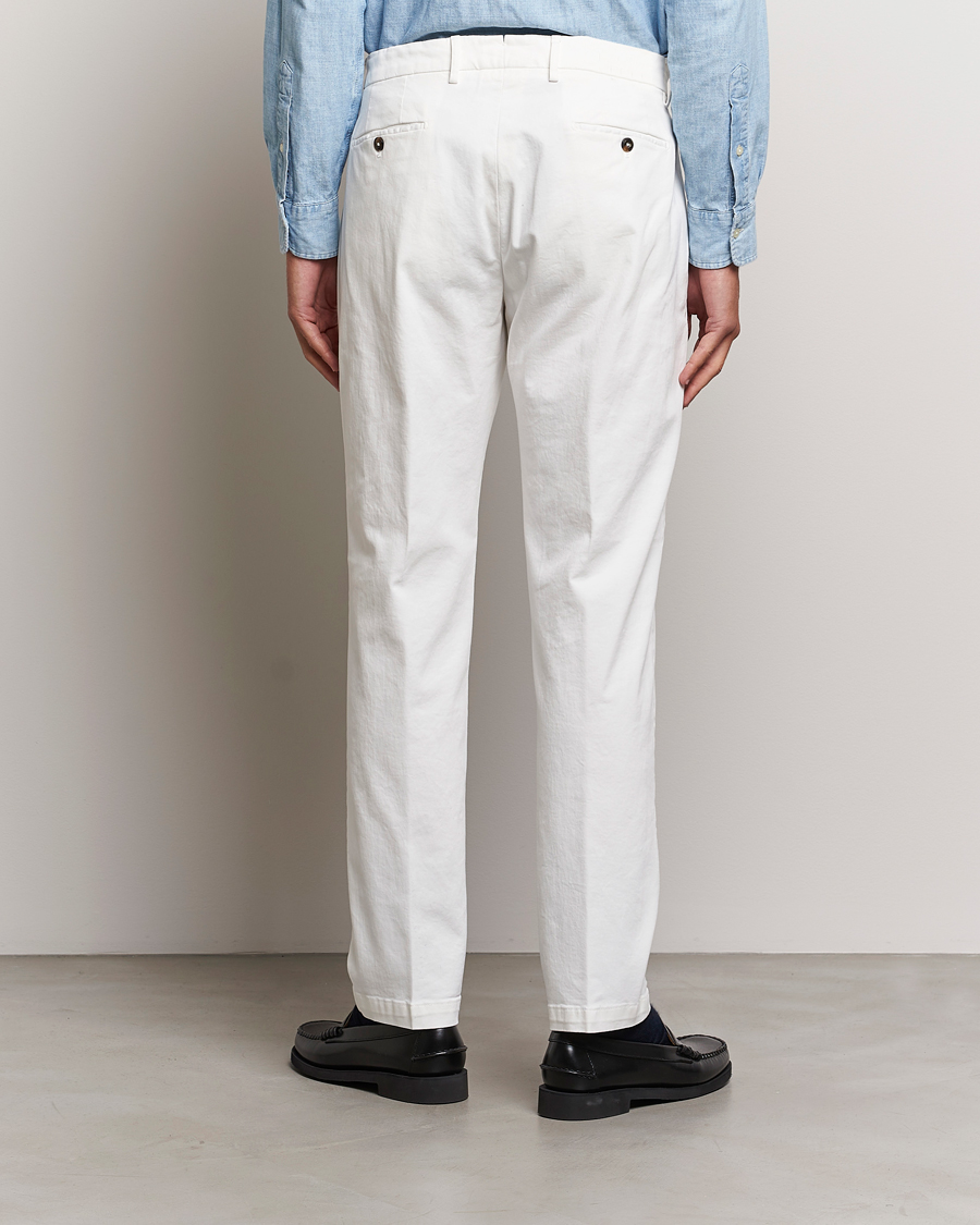 Men | Trousers | Briglia 1949 | Soho Tailored Easy Fit Chino Off White