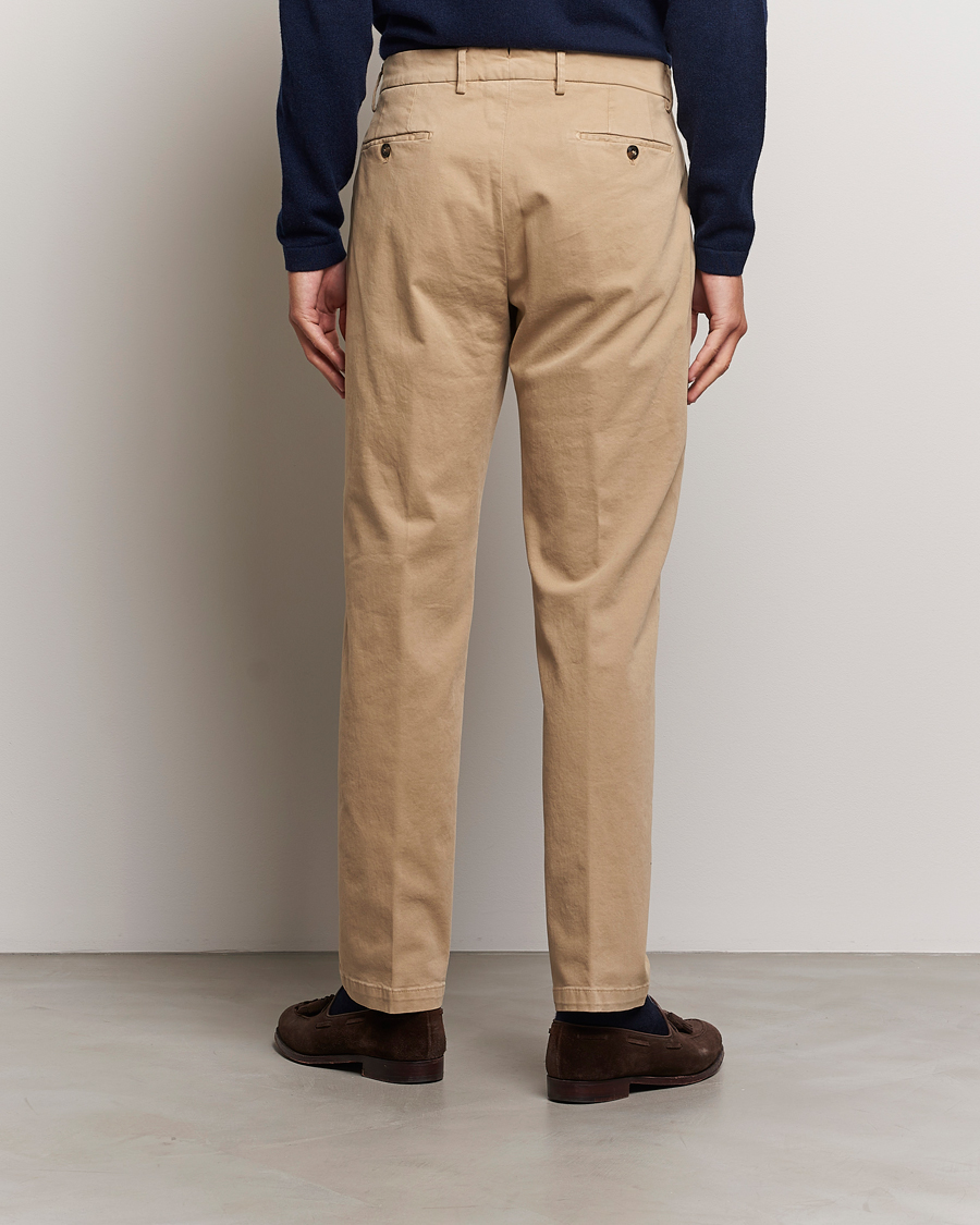 Men | Trousers | Briglia 1949 | Soho Tailored Easy Fit Chino Beige