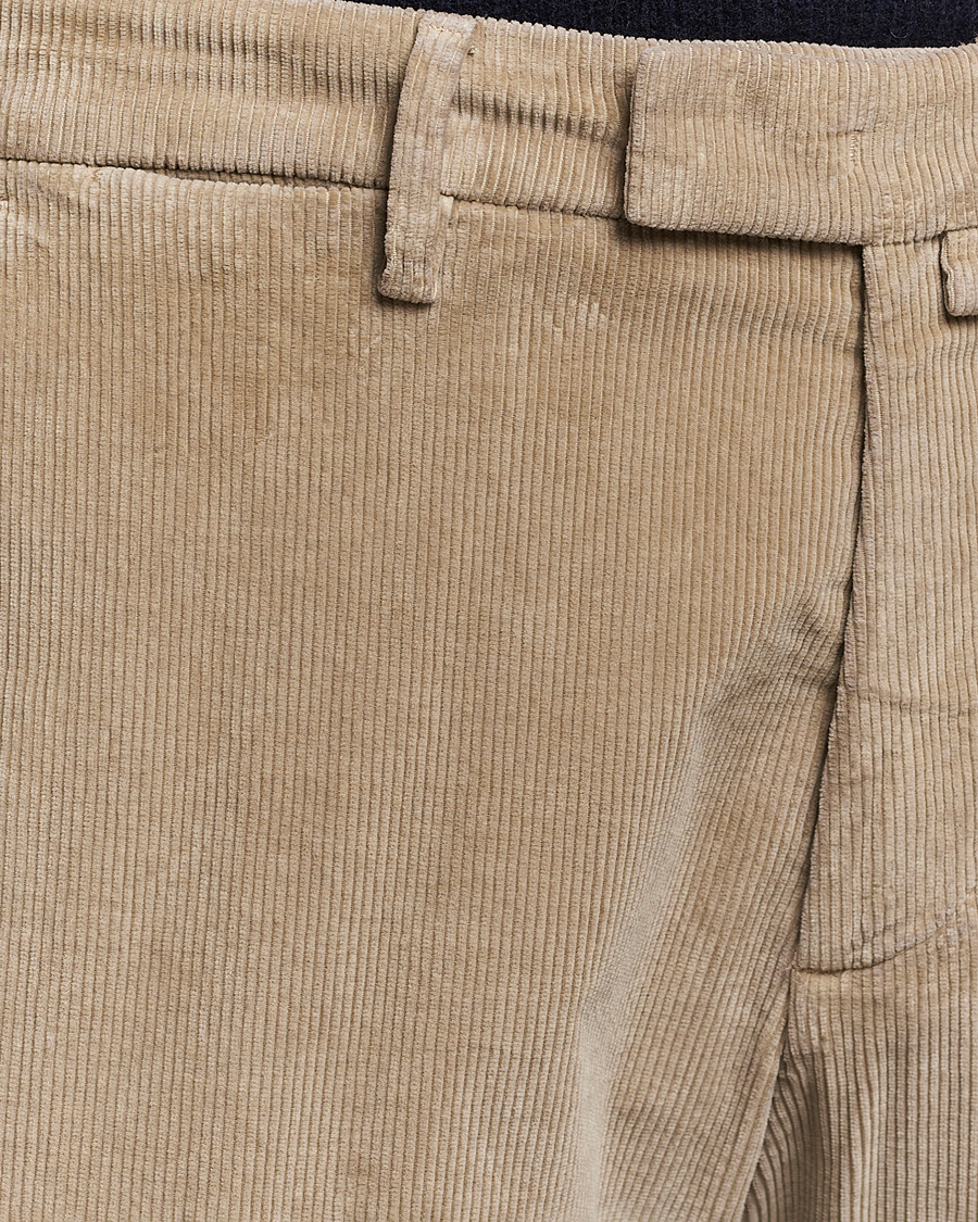 Men | Trousers | Briglia 1949 | Slim Fit Corduroy Trousers Beige