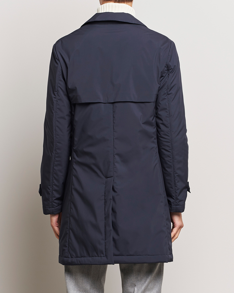 Men | Coats & Jackets | Lardini | Packable Water Repellent Coat Navy