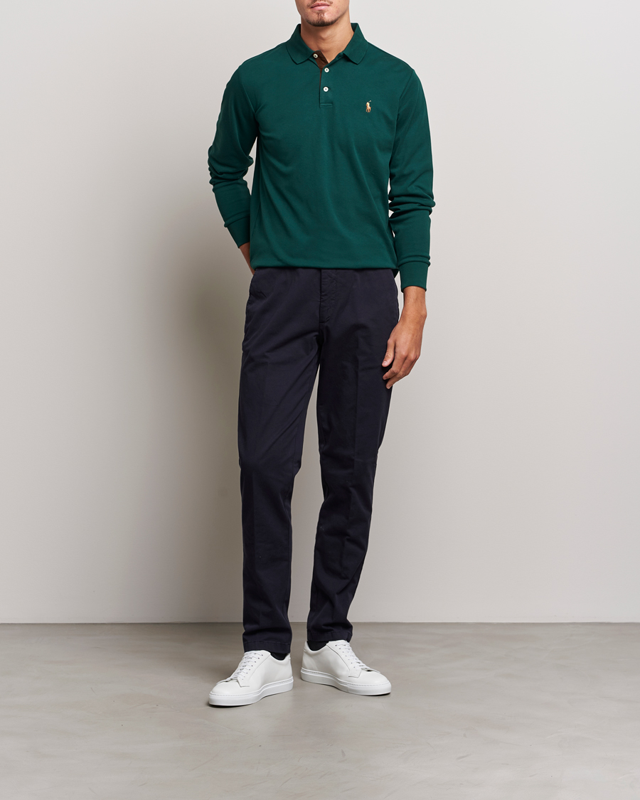 Polo Ralph Lauren men's polo shirt in slim fit cotton piqué Navy