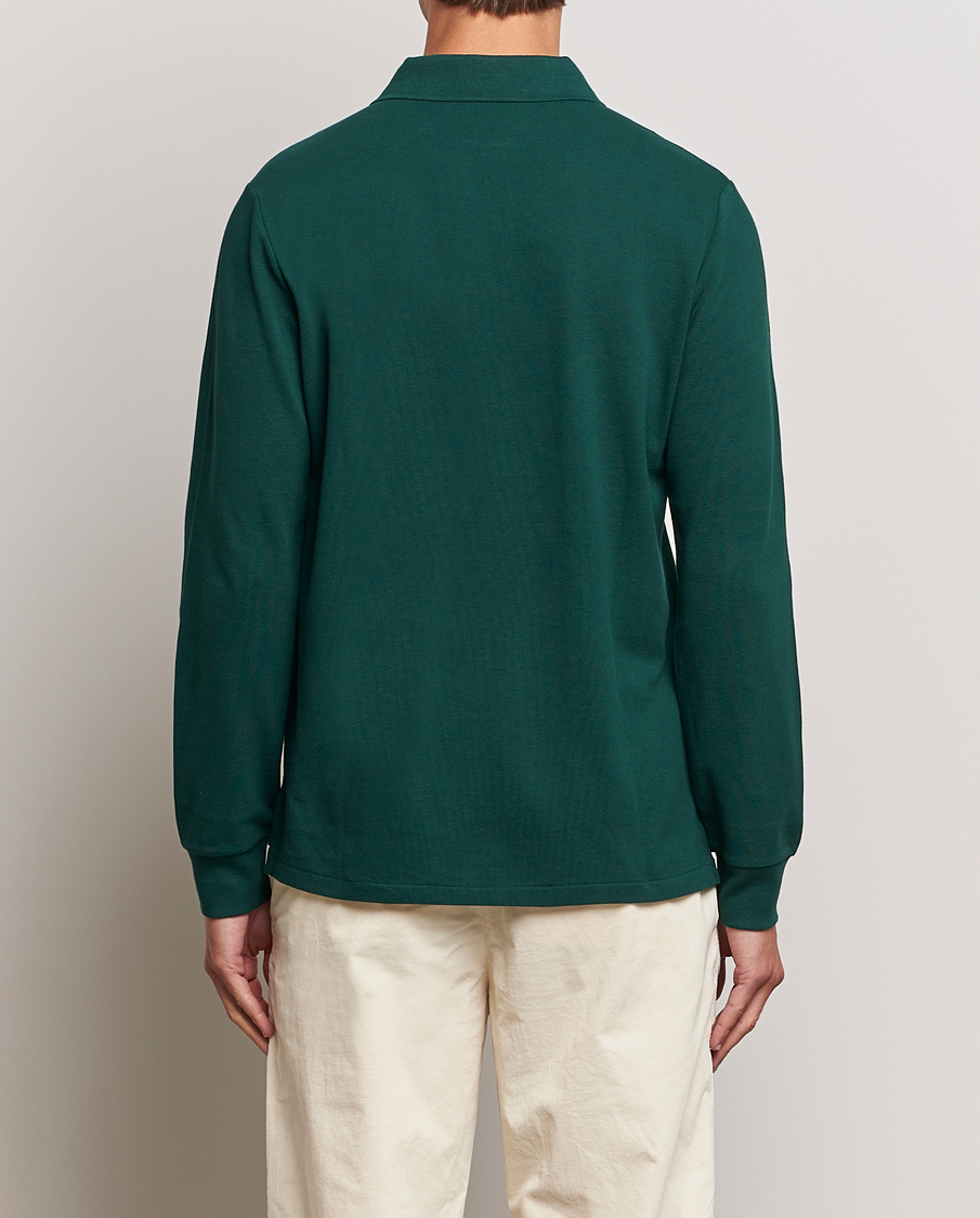 Men | Sweaters & Knitwear | Polo Ralph Lauren | Custom Slim Fit Long Sleeve Polo Hunt Club Green