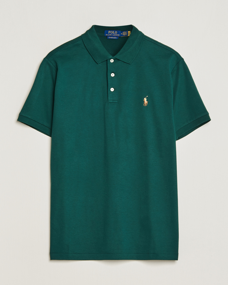 Men | Polo Shirts | Polo Ralph Lauren | Luxury Pima Cotton Polo Hunt Club Green