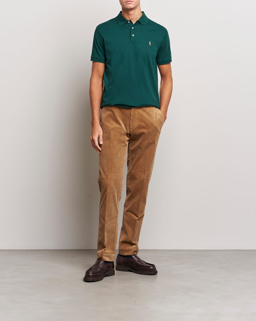 Men | Polo Shirts | Polo Ralph Lauren | Luxury Pima Cotton Polo Hunt Club Green