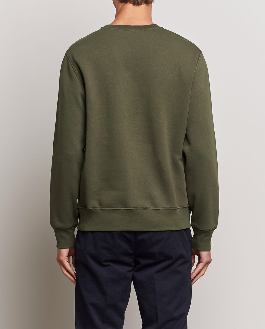 Men | Sweaters & Knitwear | Polo Ralph Lauren | Printed Denim Bear Sweatshirt Expedition Olive