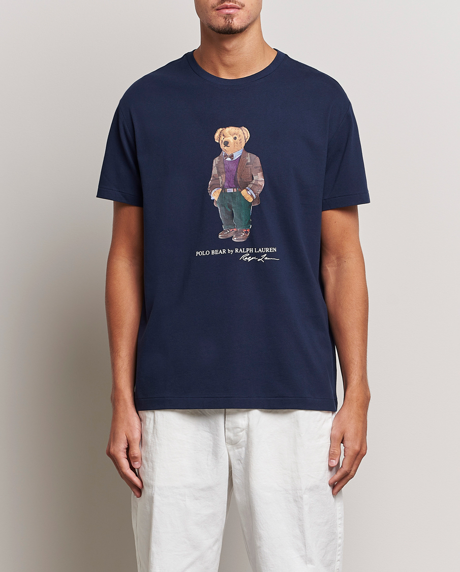 Men | T-Shirts | Polo Ralph Lauren | Printed Heritage Bear T-Shirt Cruise Navy