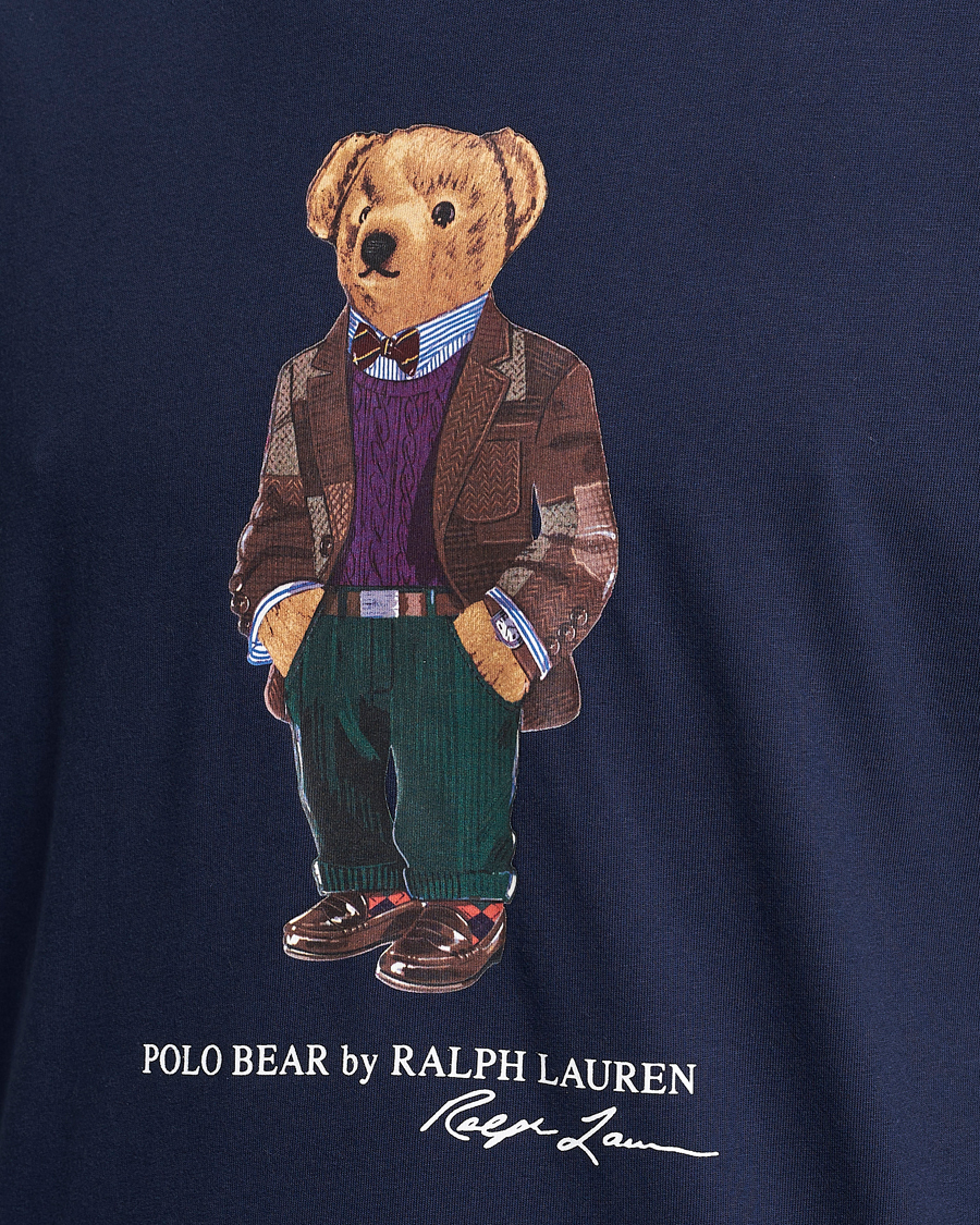 Men | T-Shirts | Polo Ralph Lauren | Printed Heritage Bear T-Shirt Cruise Navy