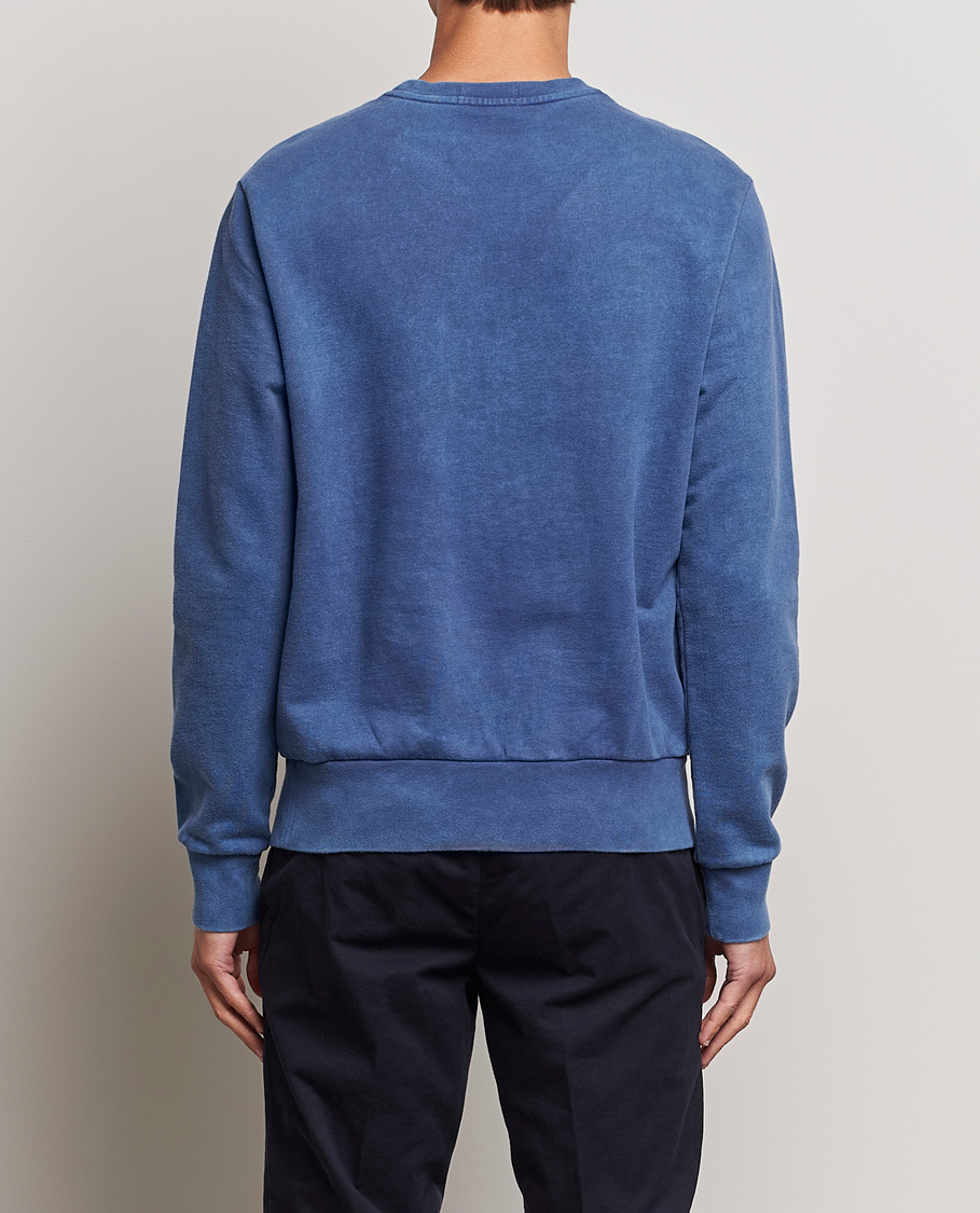 Men | Sweaters & Knitwear | Polo Ralph Lauren | Loopback Terry Crew Neck Sweatshirt Light Navy