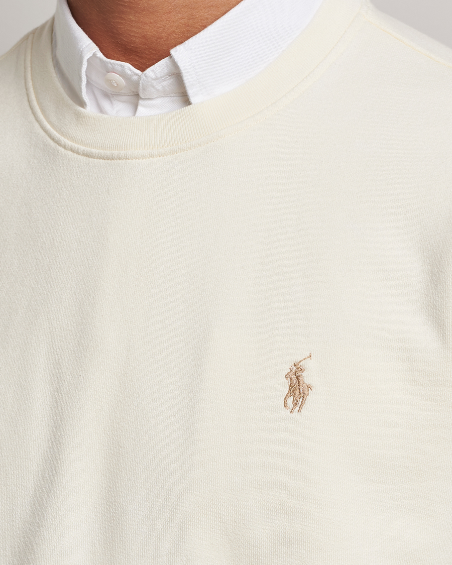 Men | Sweaters & Knitwear | Polo Ralph Lauren | Loopback Terry Sweatshirt Clubhouse Cream