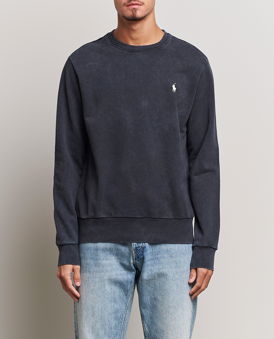 Men | Sweatshirts | Polo Ralph Lauren | Loopback Terry Crew Neck Sweatshirt Faded Black