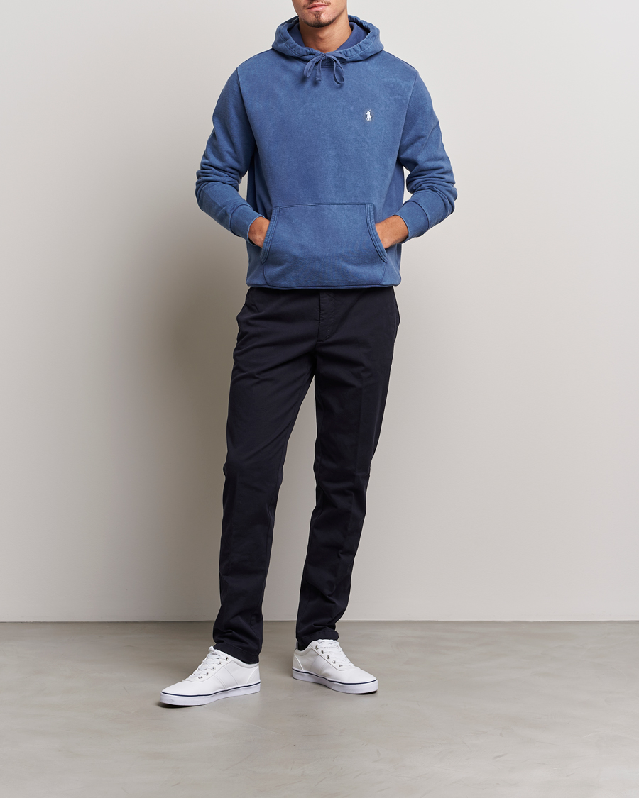 Polo Ralph Lauren Loopback Terry Hoodie Light Navy at CareOfCarl.com