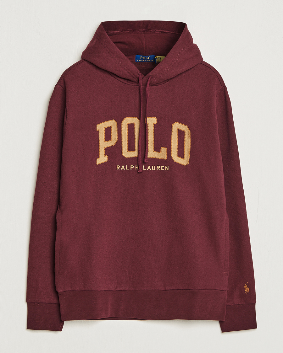 Men | Sweaters & Knitwear | Polo Ralph Lauren | RL Fleece Logo Hoodie Harvard Wine