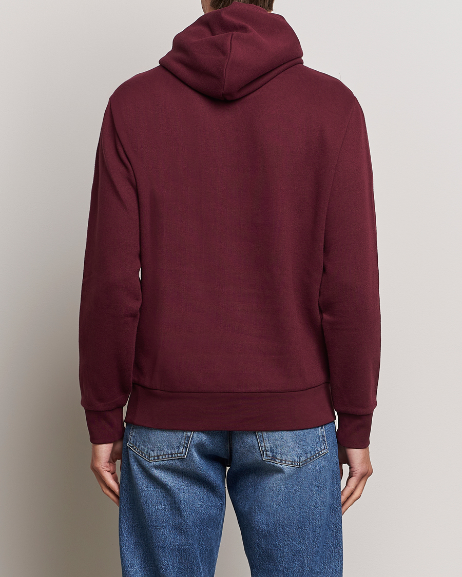 Men | Sweaters & Knitwear | Polo Ralph Lauren | RL Fleece Logo Hoodie Harvard Wine