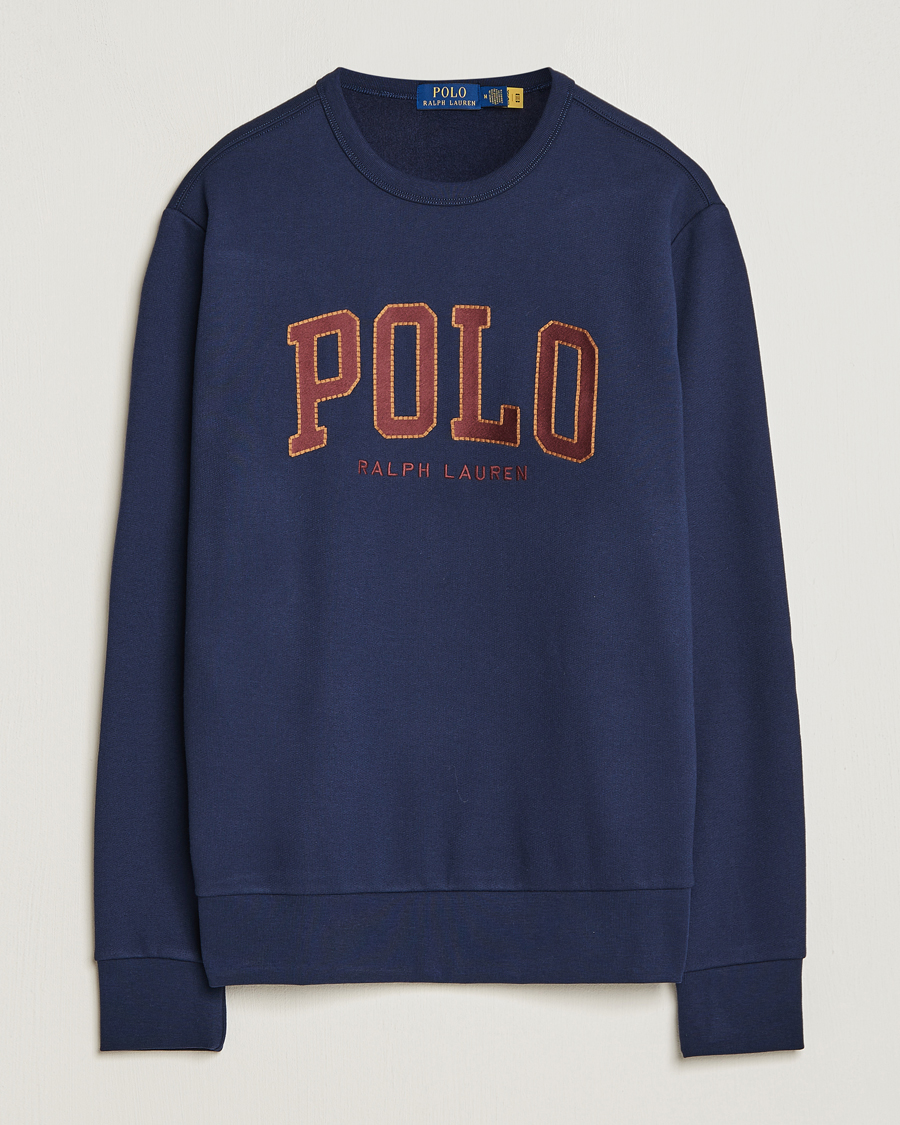 Men | Sweaters & Knitwear | Polo Ralph Lauren | RL Fleece Logo Sweatshirt Cruise Navy