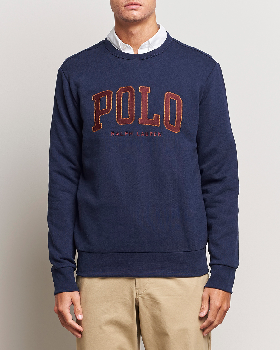 Men | Ralph Lauren Holiday Gifting | Polo Ralph Lauren | RL Fleece Logo Sweatshirt Cruise Navy