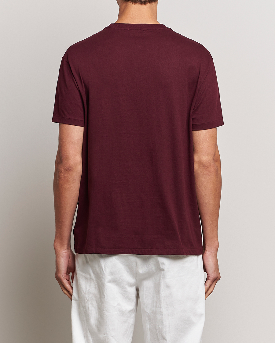 Men | T-Shirts | Polo Ralph Lauren | Logo Crew Neck T-Shirt Harvard Wine