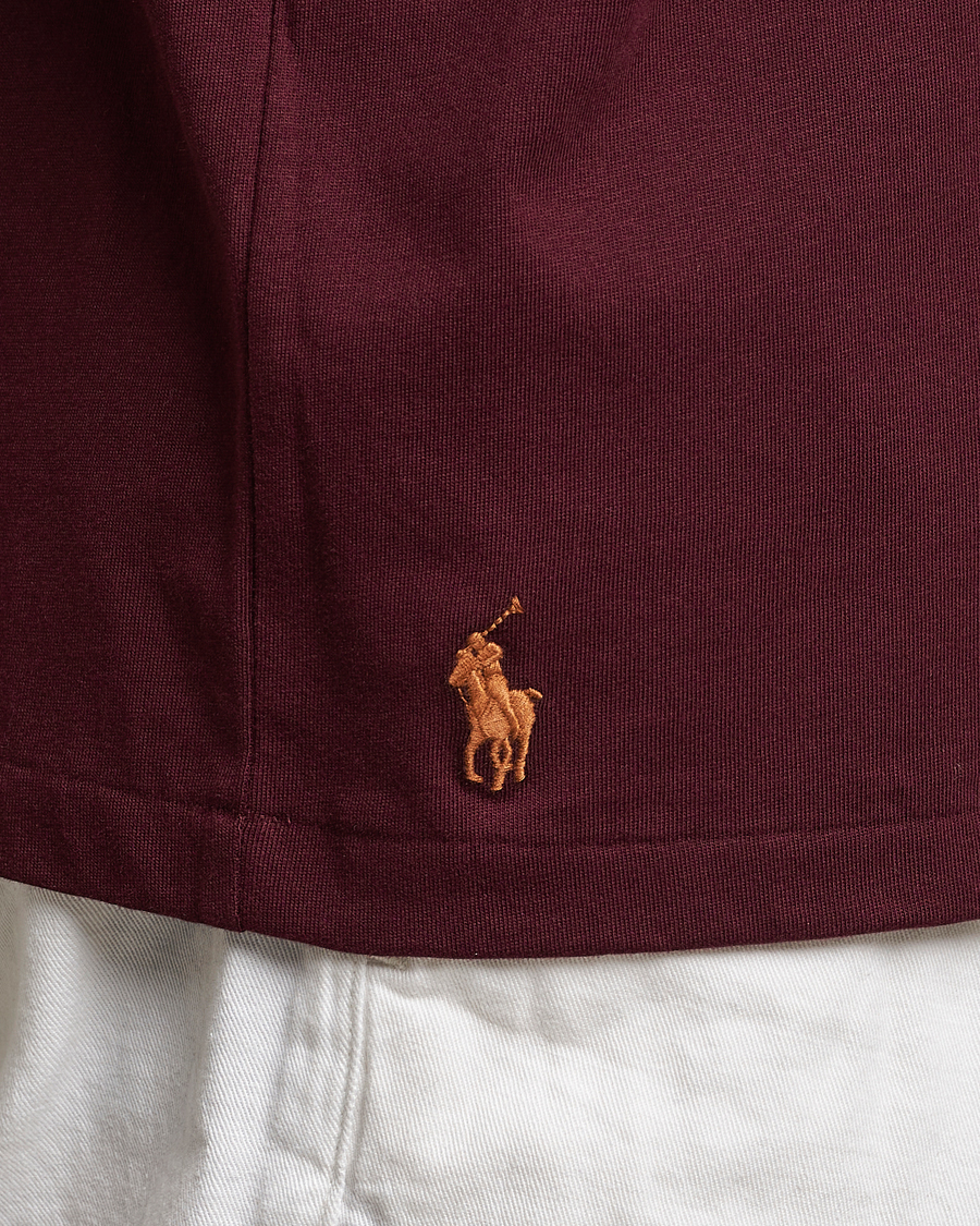 Men | T-Shirts | Polo Ralph Lauren | Logo Crew Neck T-Shirt Harvard Wine